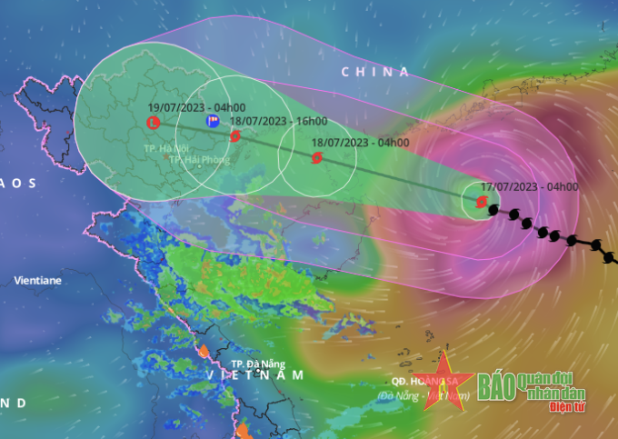  Bão số 1 hướng thẳng vào Quảng Ninh, Hải Phòng, các địa phương gấp rút phòng chống bão